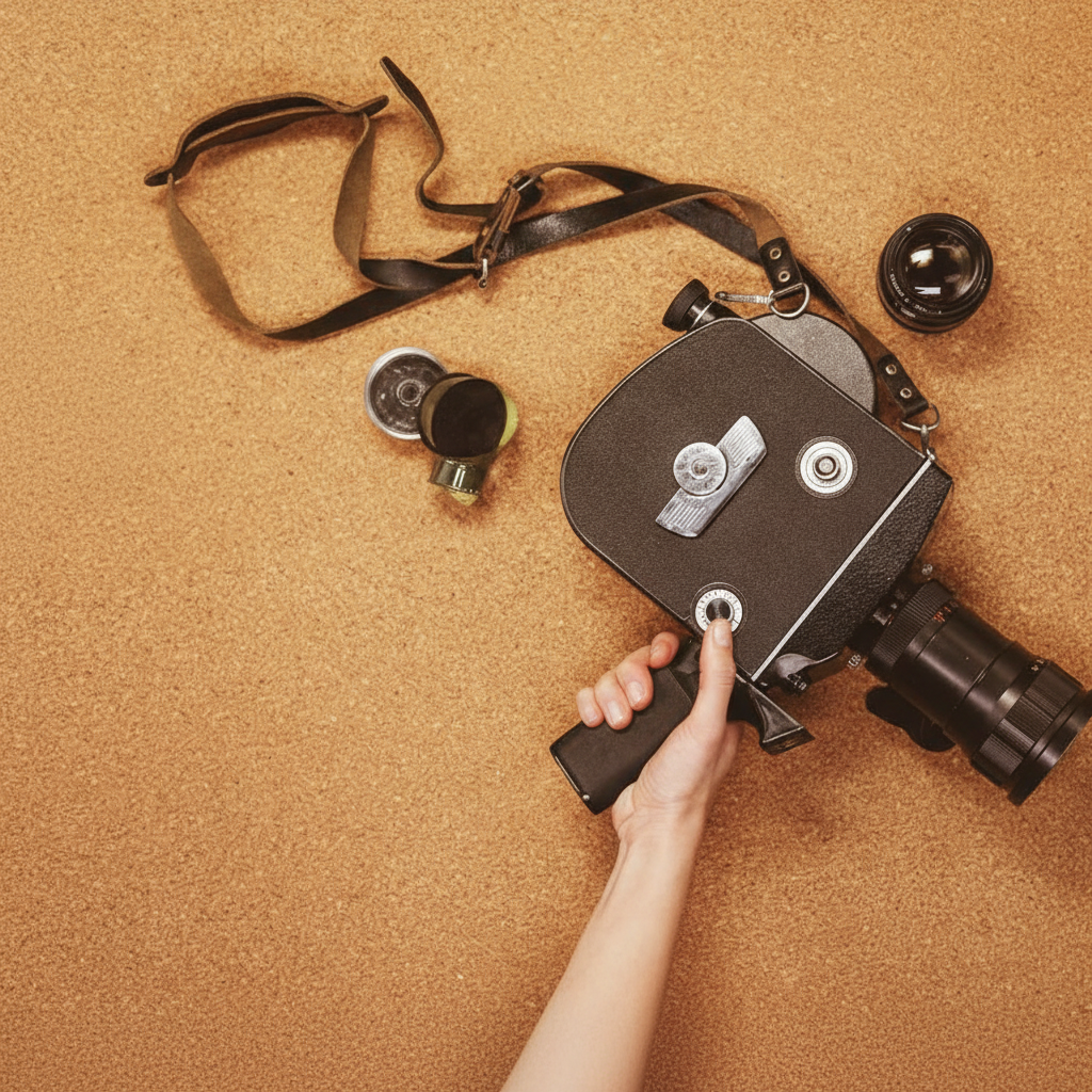 पुरानी विंटेज फिल्म कैमरा